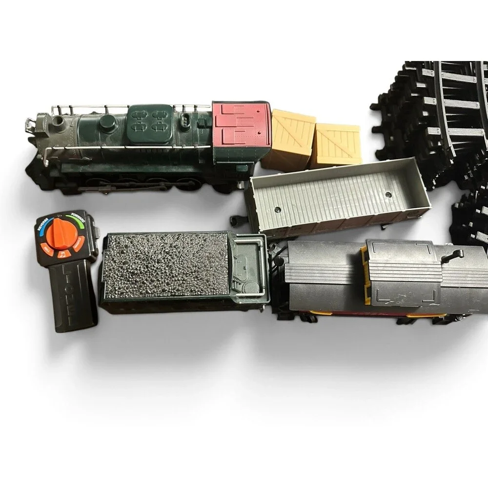 Lionel Battery-Operated Pennsylvania Flyer Freight Toy Train Set with Bluetooth